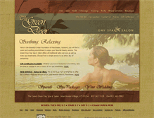 Tablet Screenshot of greendoordayspa.com